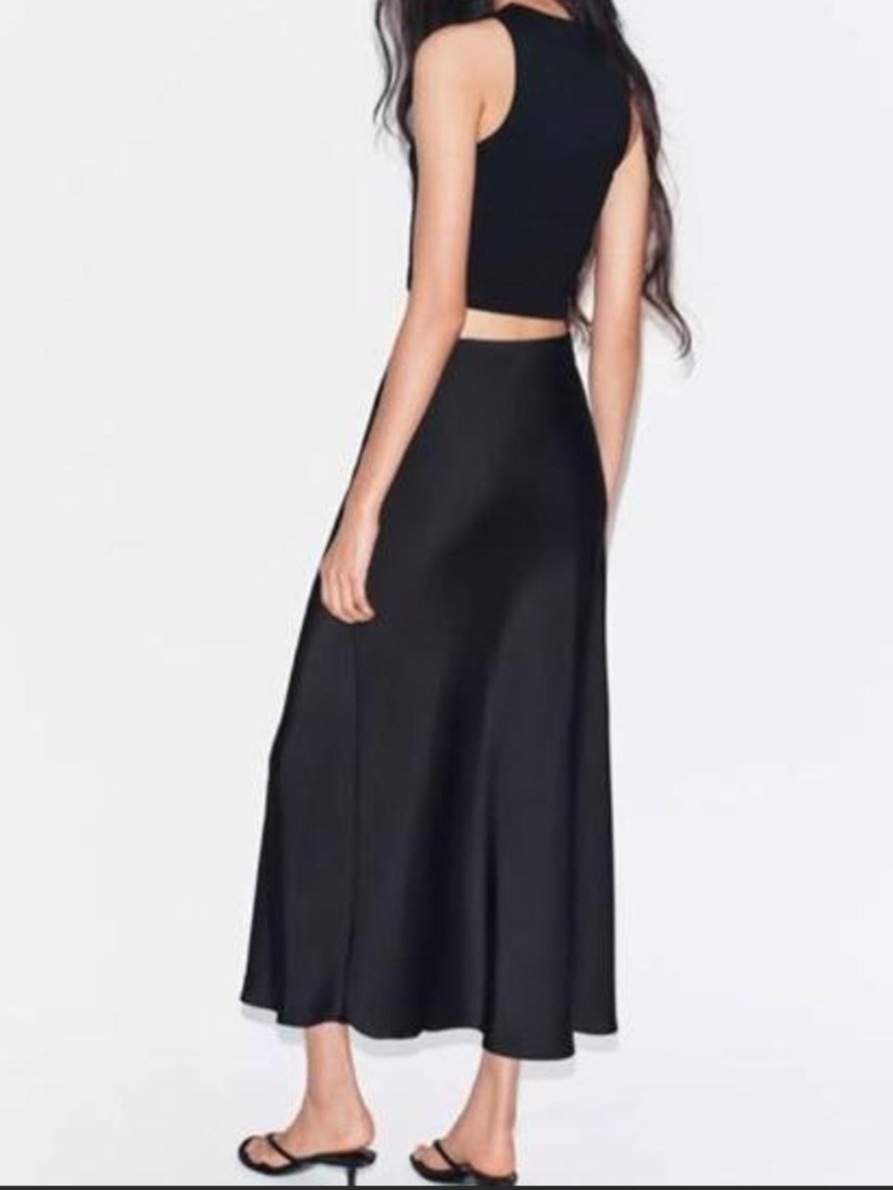 Zara Black Maxi Skirt - Picture 4 of 7